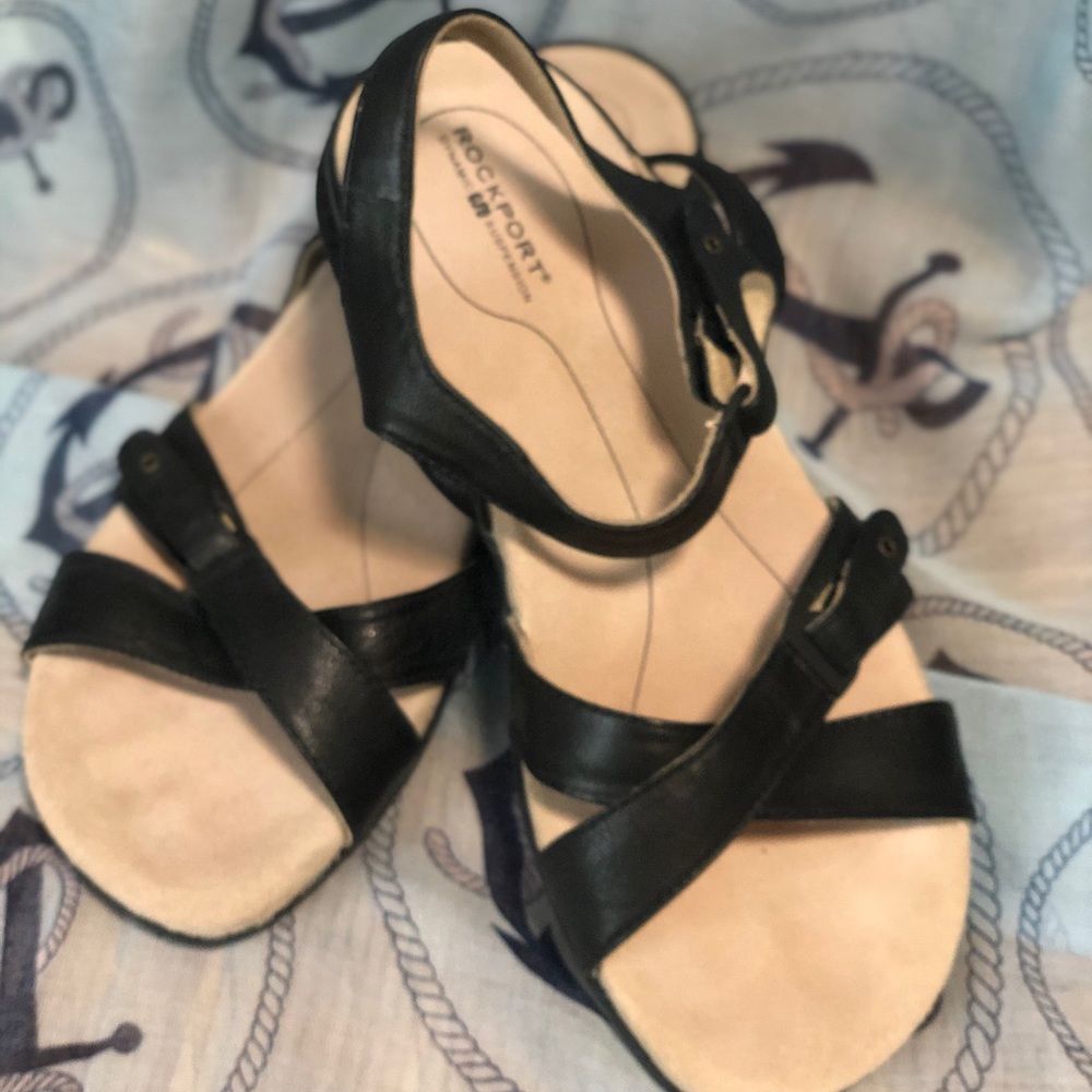 Rockport 8.5W Black Sandal